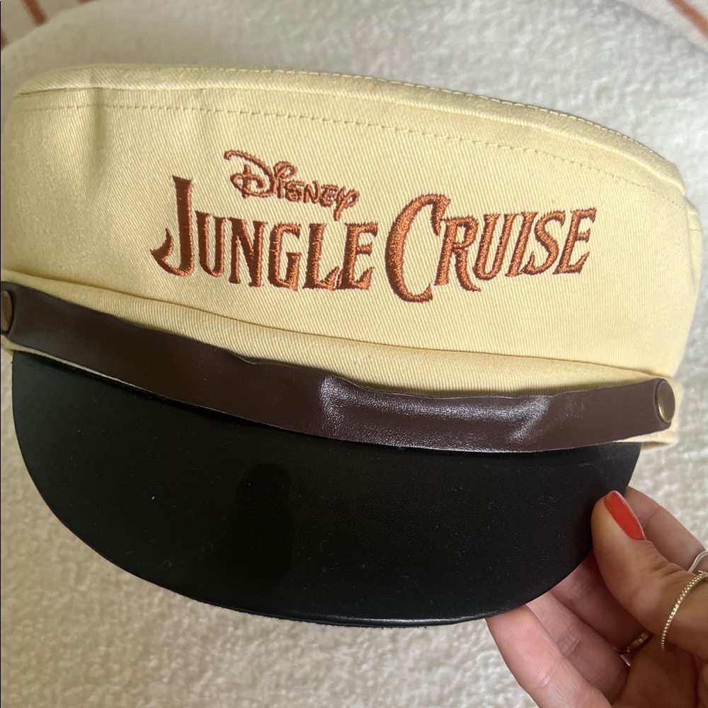 Disney Jungle Cruise Cap in Cream and Brown